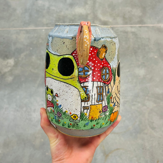 Snails & Puppy Dog Tails.. And A Chicken? Vase