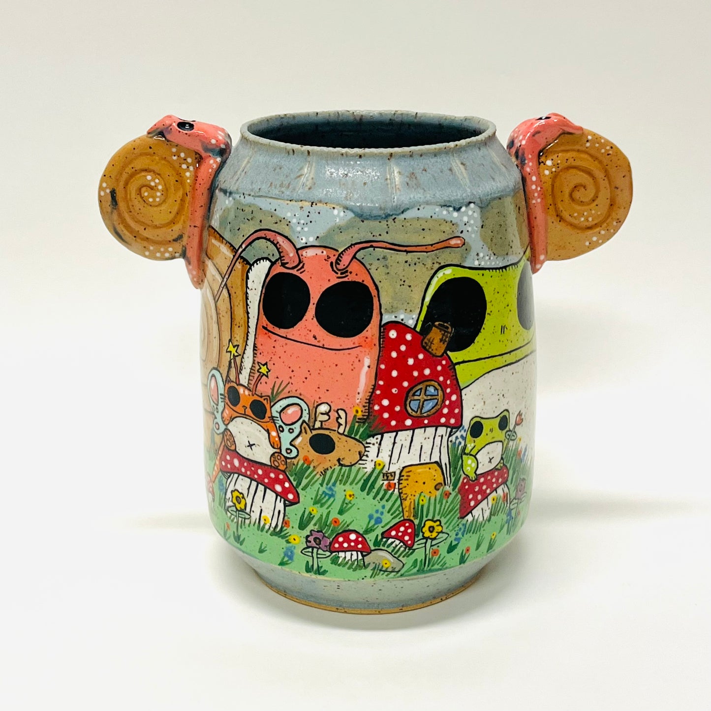 Snails & Puppy Dog Tails Vase