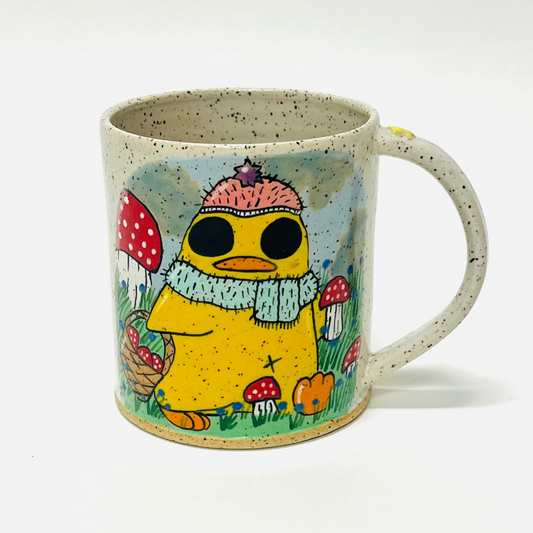 Ducky Mushroom Foraging Mug